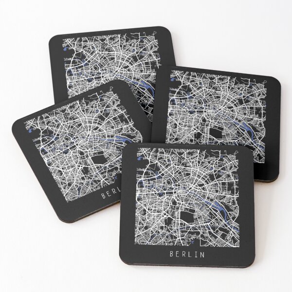 Item preview, Berlin city map black and white - Germany designed and sold by gifts-ideas.
