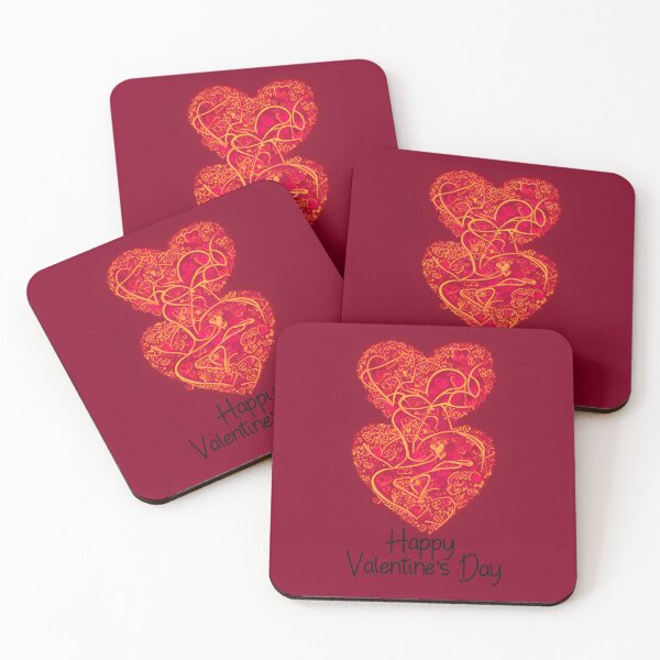 Item preview, Happy Valentine's Day | Graphic hearts 1 designed and sold by MrDoze.