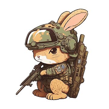 Imagen de la obra Pegatina táctica de conejo de INFIDEL