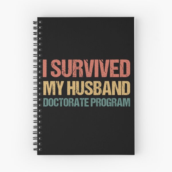 Item preview, Masters degree Gift: I Survived My Husband Doctorate Program designed and sold by AMINE ★★★★★.