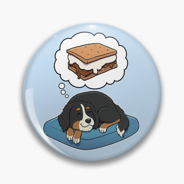 Artikelvorschau, Bernese Mountain Dog dreaming about Smores entworfen und verkauft von DoggieDelights.
