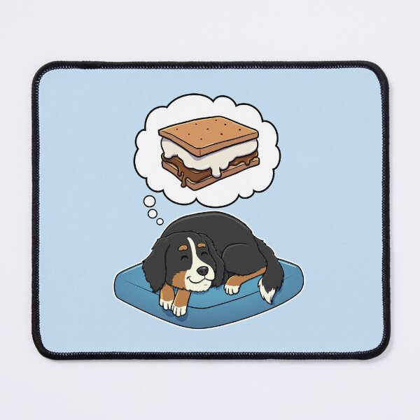 Artikelvorschau, Bernese Mountain Dog dreaming about Smores entworfen und verkauft von DoggieDelights.