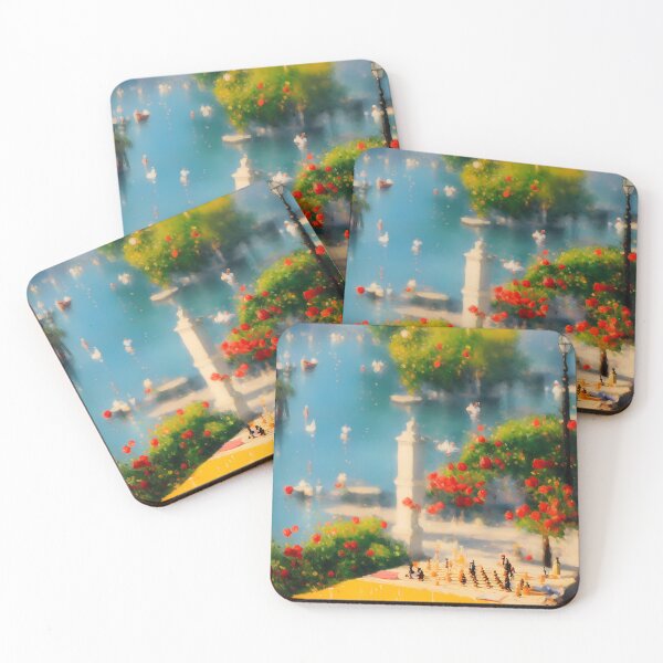 Item preview, Mediterranean Chess: An Impressionist View of Classic France designed and sold by arcanemuse.