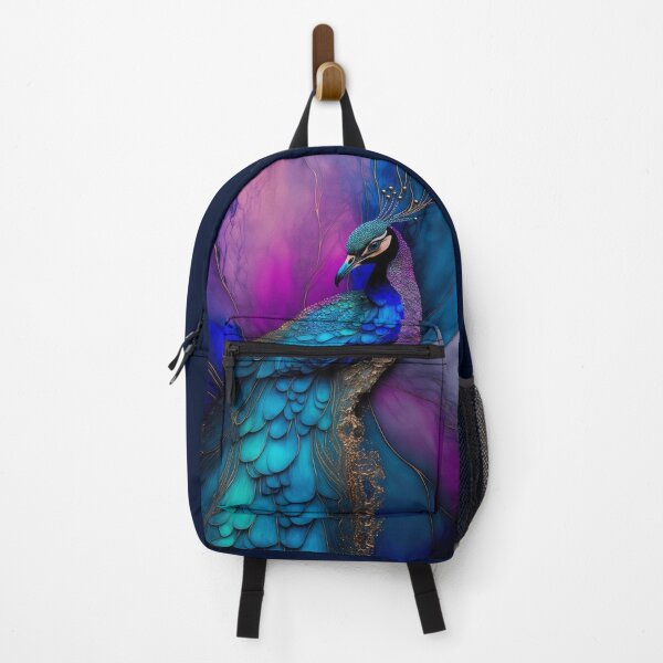 Item preview, Peacock Plume - Alcohol Ink Resin Art designed and sold by inkvestor.