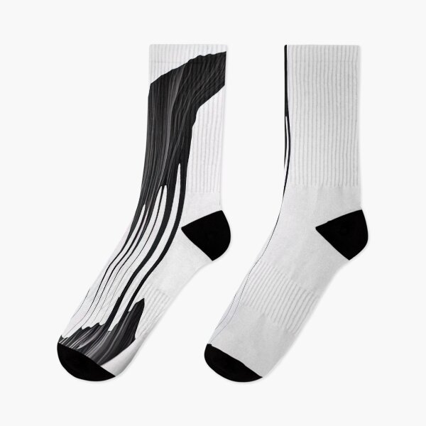 Item preview, Minimalistic black and white abstract cave waterfall designed and sold by RK - Shop.