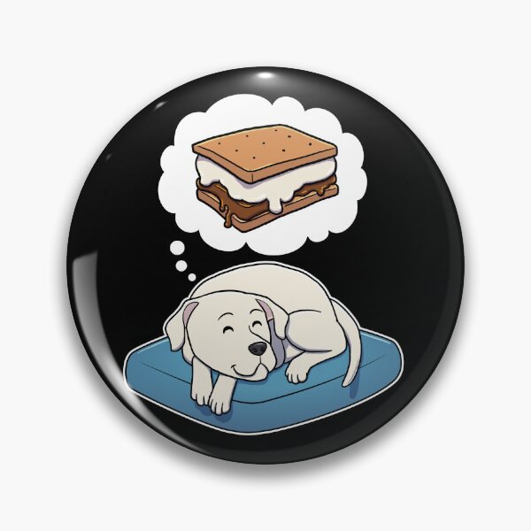 Aperçu de l'œuvre Dogo Argentino dreaming about Smores créée et vendue par DoggieDelights.
