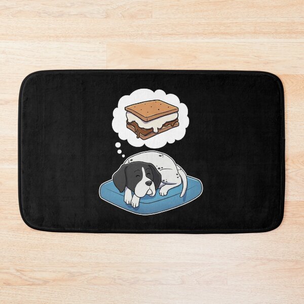 Item preview, English Pointer dreaming about Smores designed and sold by DoggieDelights.