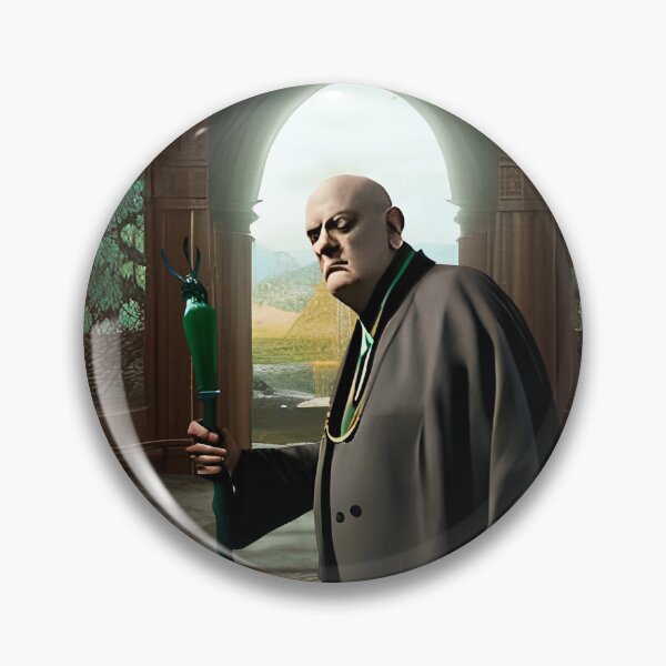Item preview, Aleister Crowley The Great Beast of Thelema in a Temple Digital Art designed and sold by Ataraxia  Apparel.