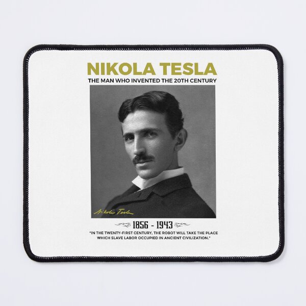 Item preview, nikola tesla, quote by nikola tesla designed and sold by ALIENATIVED.