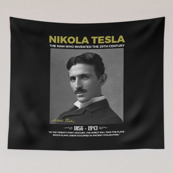 Item preview, nikola tesla, quote by nikola tesla designed and sold by ALIENATIVED.