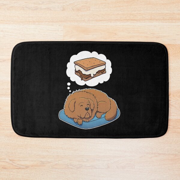 Item preview, Tibetan Mastiff dreaming about Smores designed and sold by DoggieDelights.