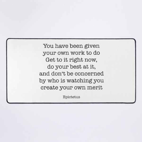Item preview, Epictetus Quote designed and sold by CamoQuotes.