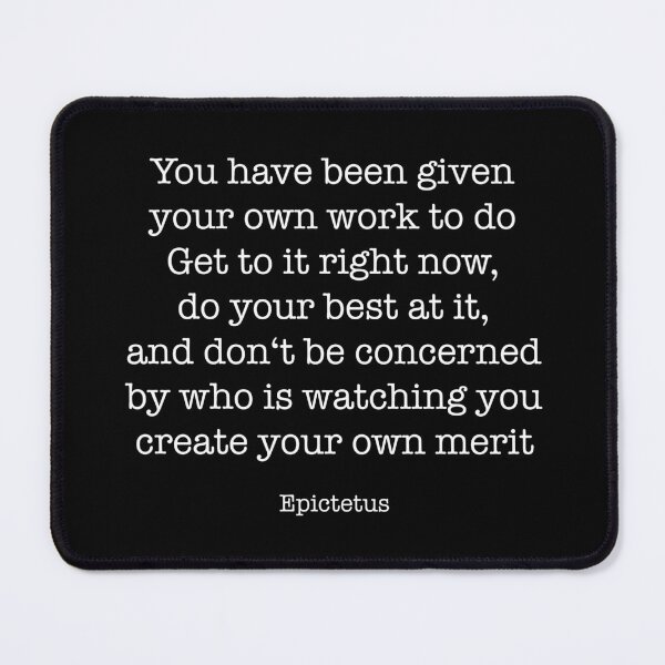 Item preview, Epictetus Quote designed and sold by CamoQuotes.