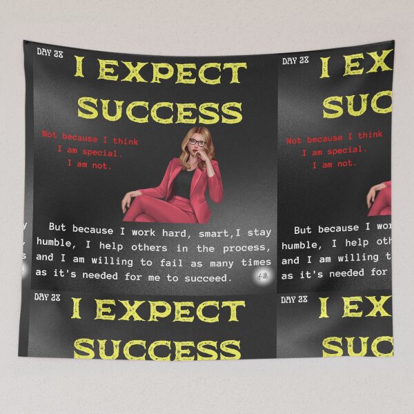 Item preview, Day 28 of the year: I expect success designed and sold by BuddyBoots.