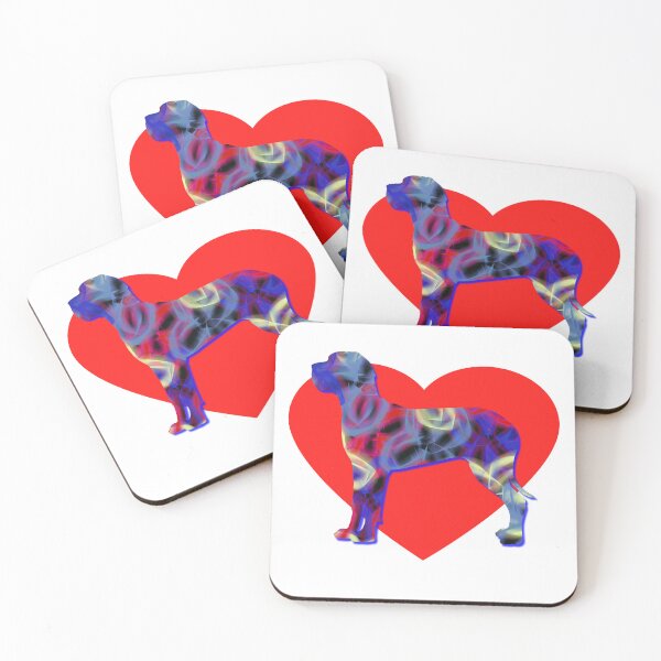 Item preview, I Heart My Great Dane Dog Neon Butterflies Silhouette  designed and sold by AMSonArt.