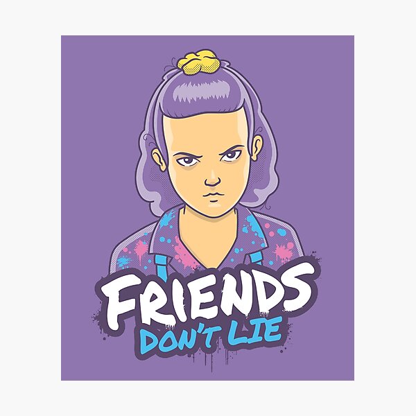 Friends Don't Lie, Stranger Things #1 Kids T-Shirt by Luthfi Khaerul - Fine  Art America