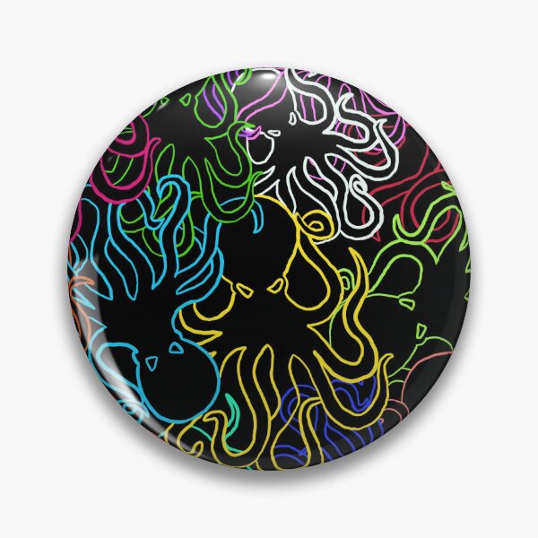 Item preview, Psychedelic octopuses  designed and sold by ArtByEmilie.