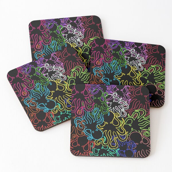 Item preview, Psychedelic octopuses  designed and sold by ArtByEmilie.