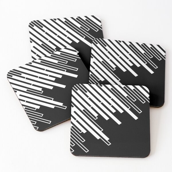 Item preview, Abstract geometric pattern - black and white. designed and sold by K.S ART.