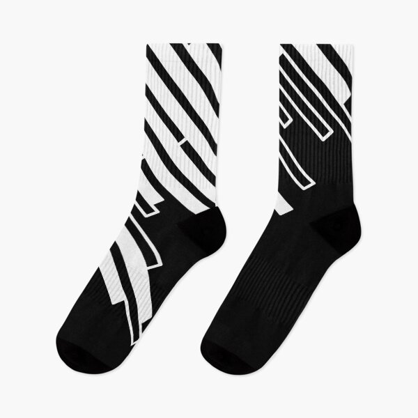 Item preview, Abstract geometric pattern - black and white. designed and sold by K.S ART.