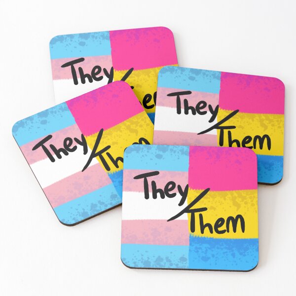 Item preview, Trans Transgender Pansexual Panromantic Pan Pride Flag Pronouns They/them designed and sold by Spell-the-Bee.
