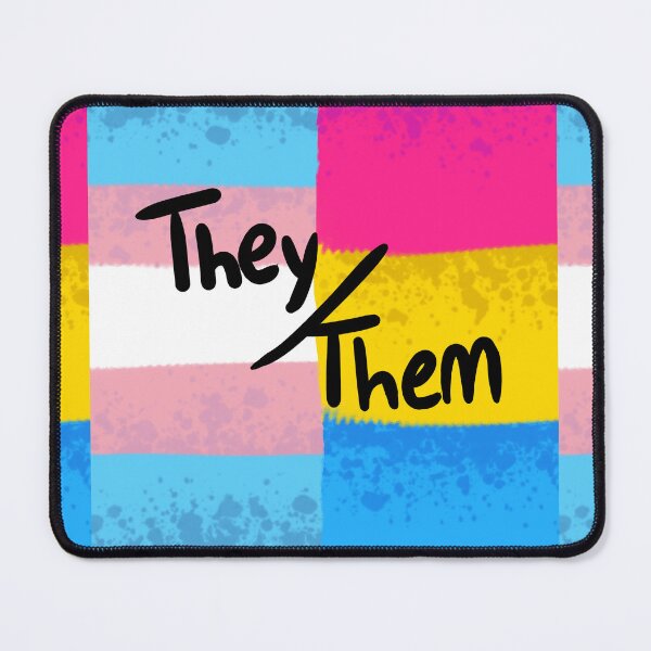Item preview, Trans Transgender Pansexual Panromantic Pan Pride Flag Pronouns They/them designed and sold by Spell-the-Bee.