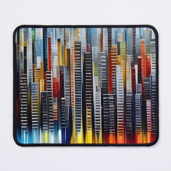 Item preview, Abstract City Painting 8 designed and sold by Art by Lilia.