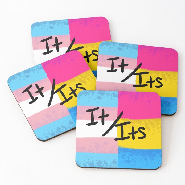 Item preview, Trans Transgender Pansexual Panromantic Pan Pride Flag Pronouns It/its designed and sold by Spell-the-Bee.