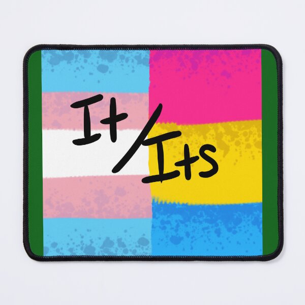 Item preview, Trans Transgender Pansexual Panromantic Pan Pride Flag Pronouns It/its designed and sold by Spell-the-Bee.