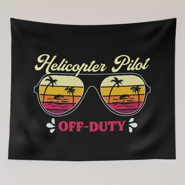 Item preview, Helicopter Pilot Off-Duty designed and sold by SpicyAviator.