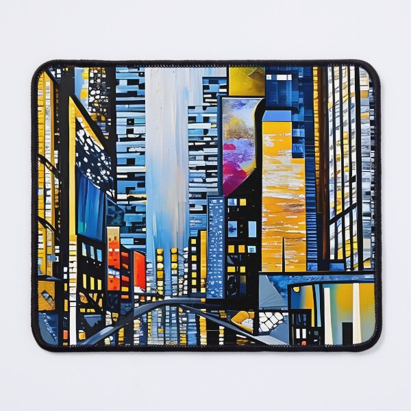 Item preview, Abstract City Painting 9 designed and sold by Art by Lilia.