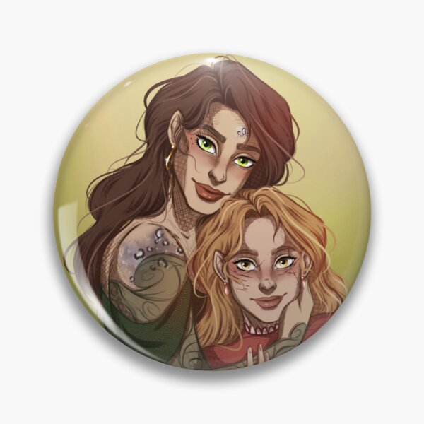 Item preview, Lysandra and Evangeline print designed and sold by DoodlingLenn.