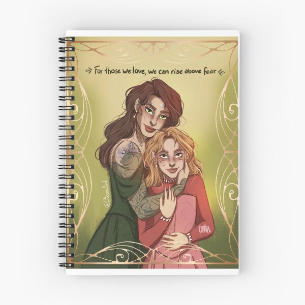 Item preview, Lysandra and Evangeline print designed and sold by DoodlingLenn.