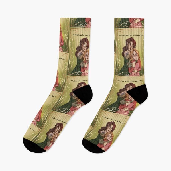 Item preview, Lysandra and Evangeline print designed and sold by DoodlingLenn.
