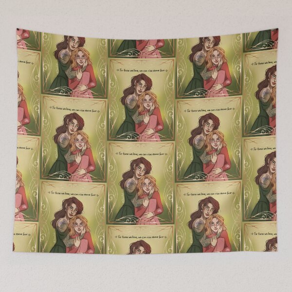 Item preview, Lysandra and Evangeline print designed and sold by DoodlingLenn.