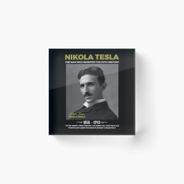 Item preview, nikola tesla, quote by nikola tesla designed and sold by ALIENATIVED.