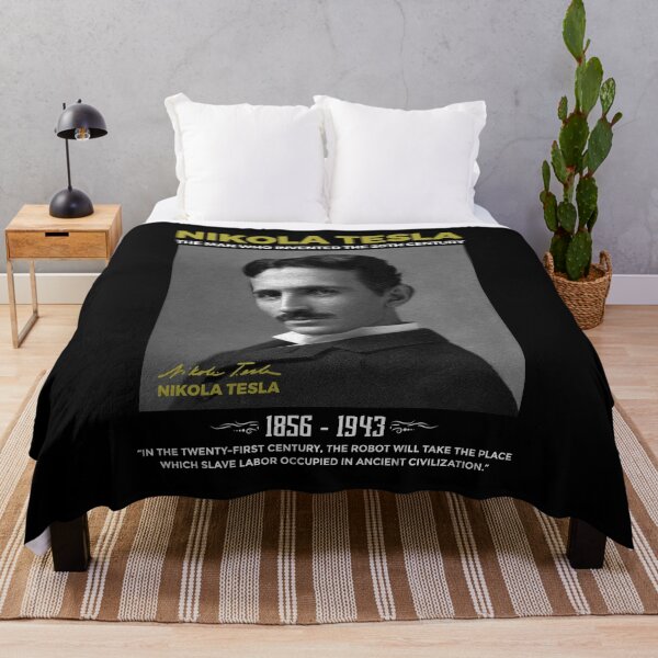 Item preview, nikola tesla, quote by nikola tesla designed and sold by ALIENATIVED.