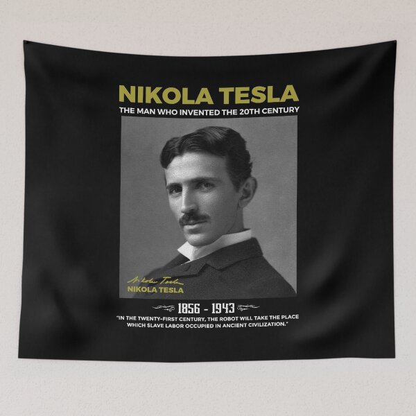 Item preview, nikola tesla, quote by nikola tesla designed and sold by ALIENATIVED.