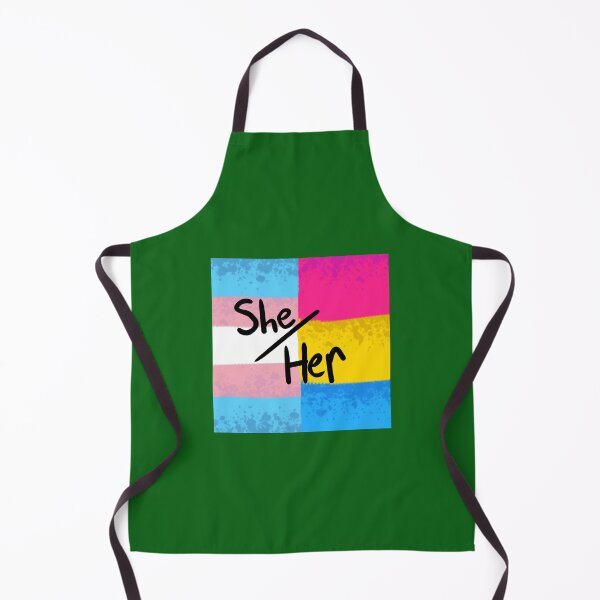 Item preview, Trans Transgender Pansexual Panromantic Pan Pride Flag Pronouns She/her designed and sold by Spell-the-Bee.