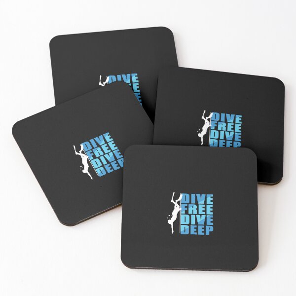 Aperçu de l'œuvre Dive Free Dive Deep Funny Freediving créée et vendue par StrongShirts.