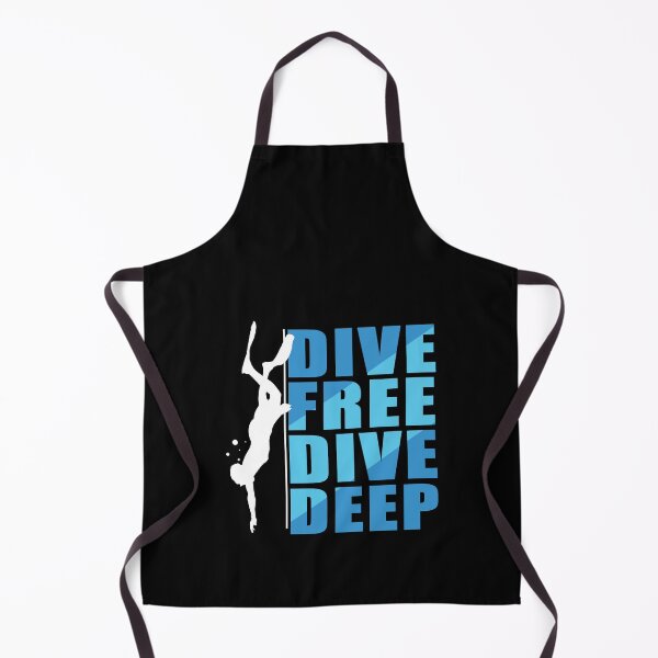 Item preview, Dive Free Dive Deep Funny Freediving designed and sold by StrongShirts.