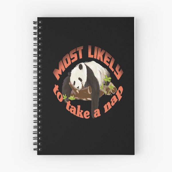 Item preview, panda most likely to take a nap the giant panda lovers designed and sold by stylechoc.