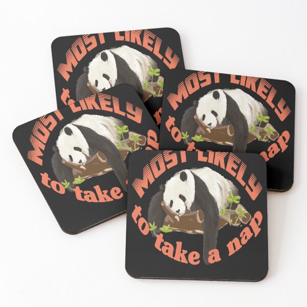 Item preview, panda most likely to take a nap the giant panda lovers designed and sold by stylechoc.