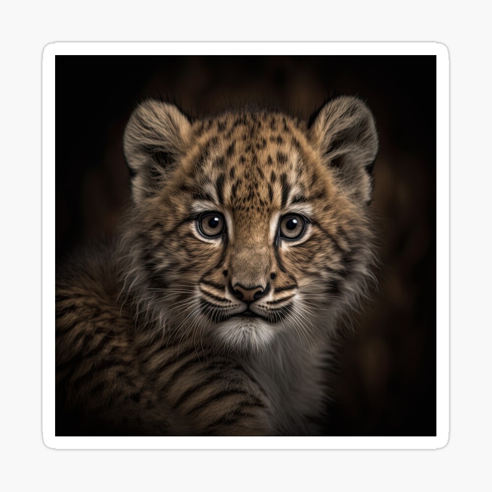 Blue-eyed White Baby Tiger Poster for Sale by GiftPantheon