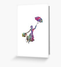 Mary Poppins Greeting Card