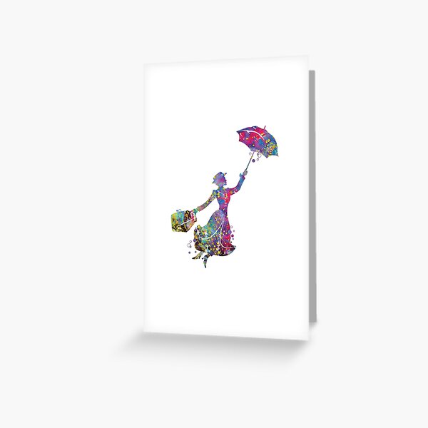 Mary Poppins Greeting Card