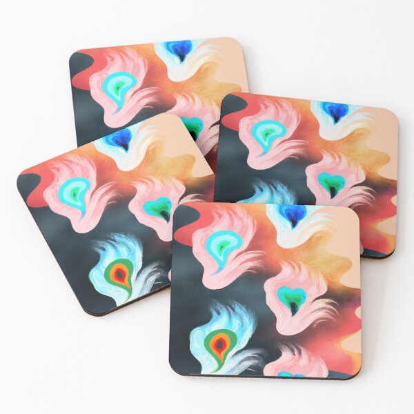 Item preview, Five elements abstract painting designed and sold by bruhnopestore.