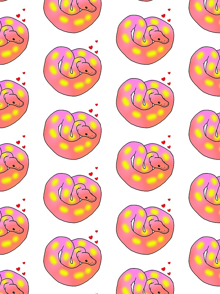 Thumbnail 3 of 3, Scarf, Ball Python Heart designed and sold by MockingbirdTay.