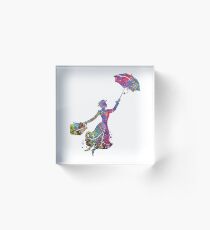 Mary Poppins Acrylic Block
