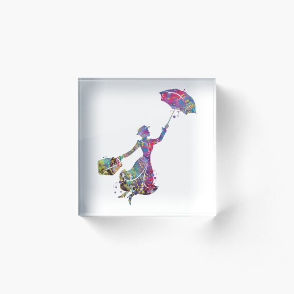 Mary Poppins Acrylic Block